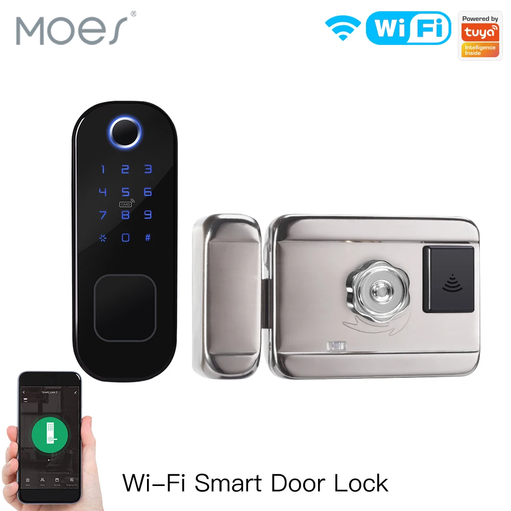 Smart Home Moes - MOES WiFi Tuya inteligentny zamek do