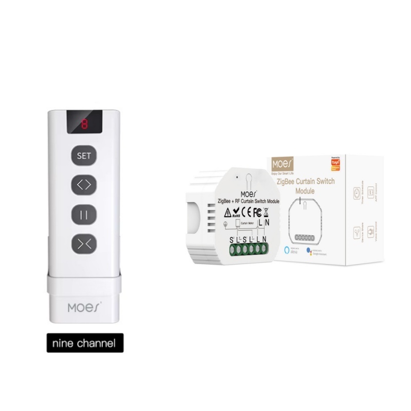 Curtain Motor - Moduł przełącznika rolet MOES ZigBee Smart