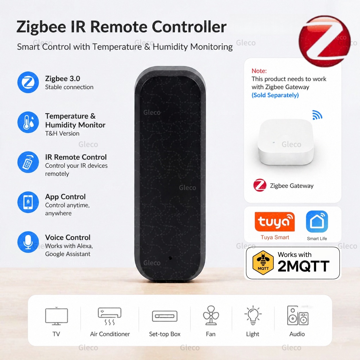 Smart Ir Remote Controller - Uniwersalny pilot inteligentny Zigbee Smart IR