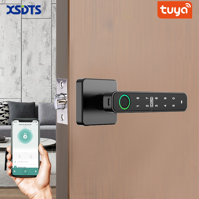 Smart Home Technology - XSDTS Tuya Klamka z czytnikiem linii