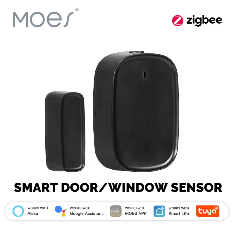 Smart Home Full System - Czujnik otwarcia okna/drzwi/bramy MOES Tuya ZigBee,