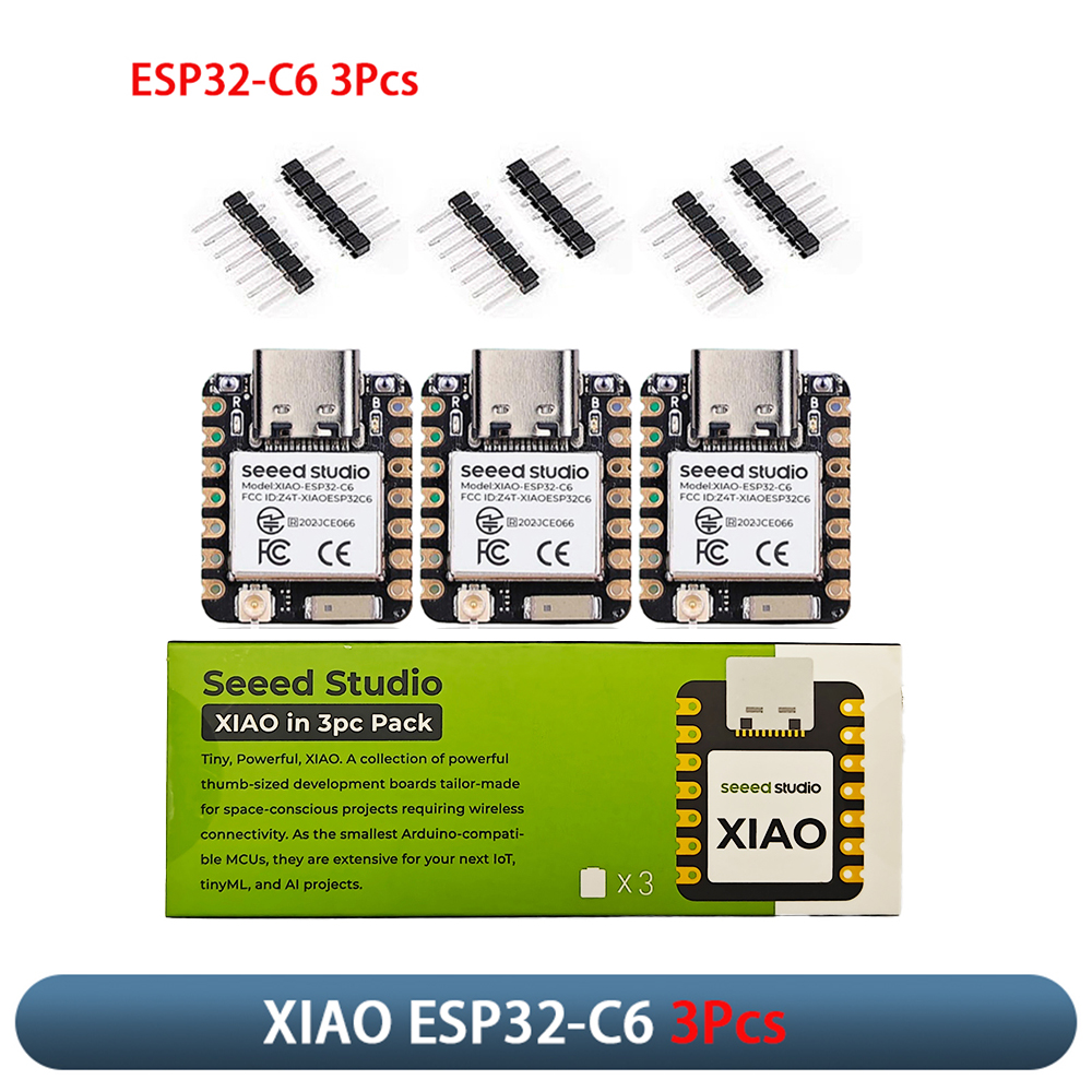 Smart Home Full System - XIAO ESP32-C6 3 szt. Moduł Płytki