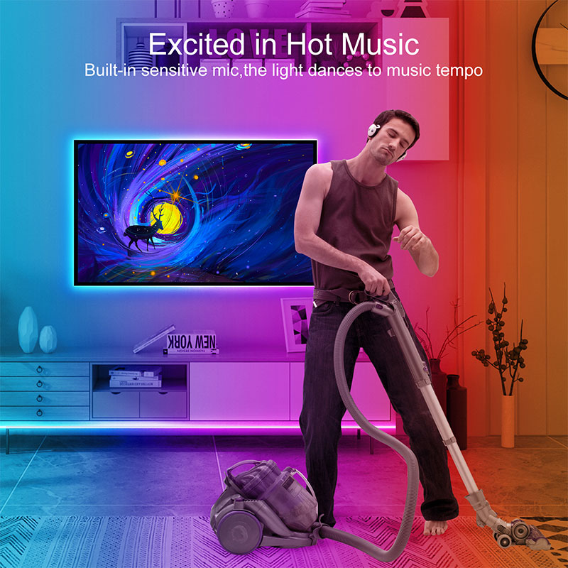 Smart Home Usb - Inteligentna taśma LED RGB STTL 2.5M