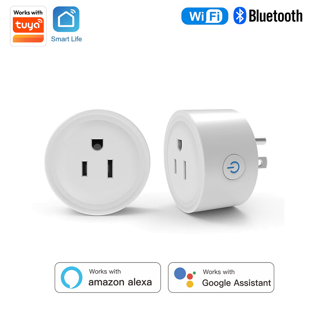 Smart Home Technology - Inteligentna okrągła wtyczka Tuya US-Spec 10A
