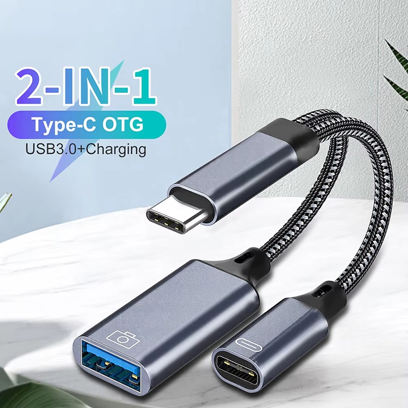 Smart Home Xiaomi - Adapter 2 w 1 USB-C na