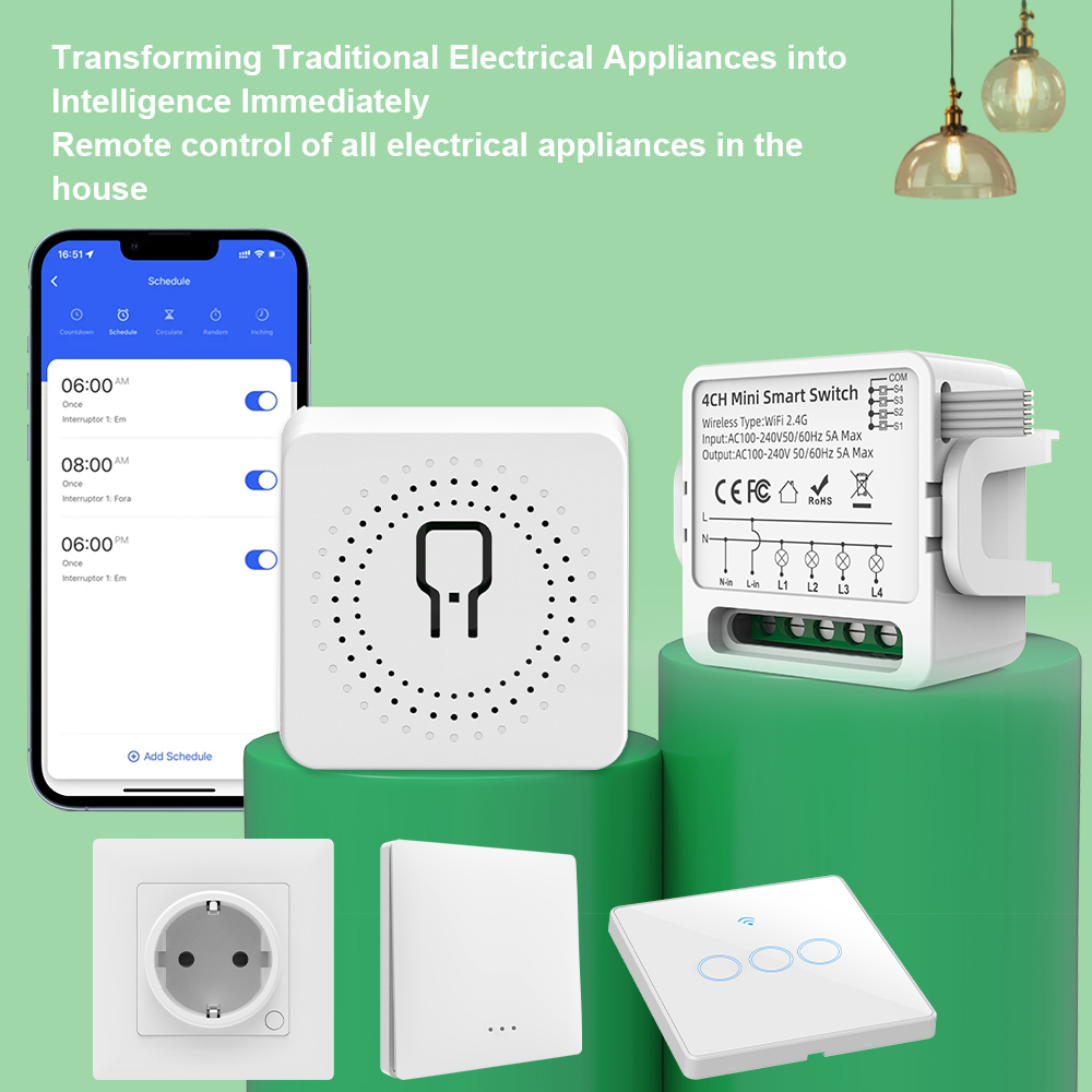 Inteligentny przełącznik WiFi  – Smart Home Voice Assistant recenzja i cena