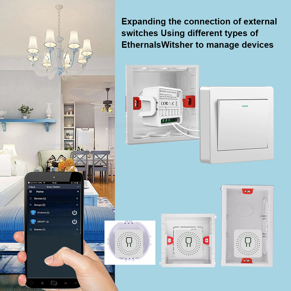 Inteligentny przełącznik WiFi  – Smart Home Voice Assistant recenzja i cena