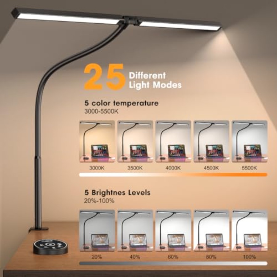 Lampa biurkowa LED do biura i  – Smart Home Office recenzja i cena