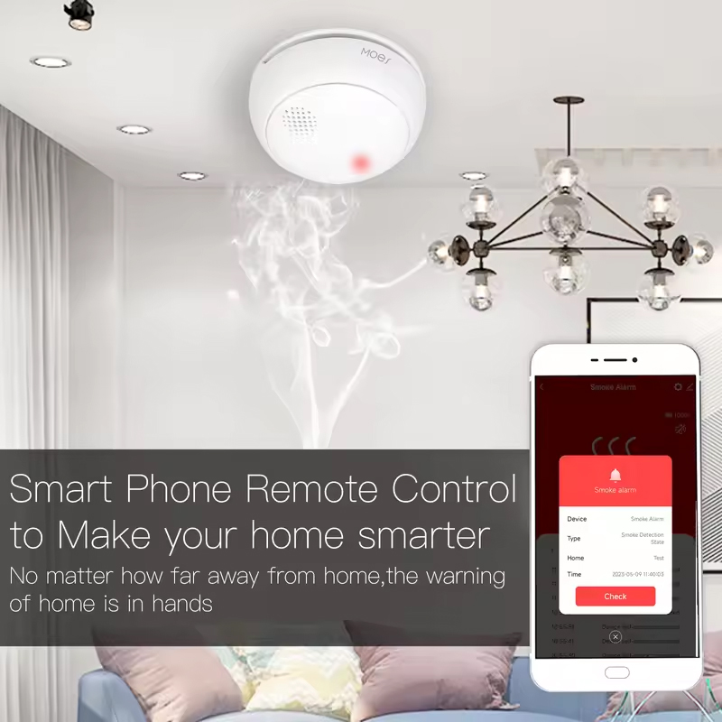 Czujnik dymu MOES ZigBee Smart – Smart Home Moes recenzja i cena