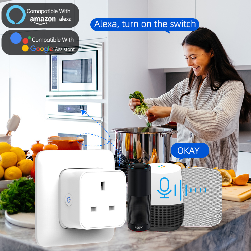 Inteligentne gniazdko Tuya 16A – Smart Home Voice Assistant recenzja i cena