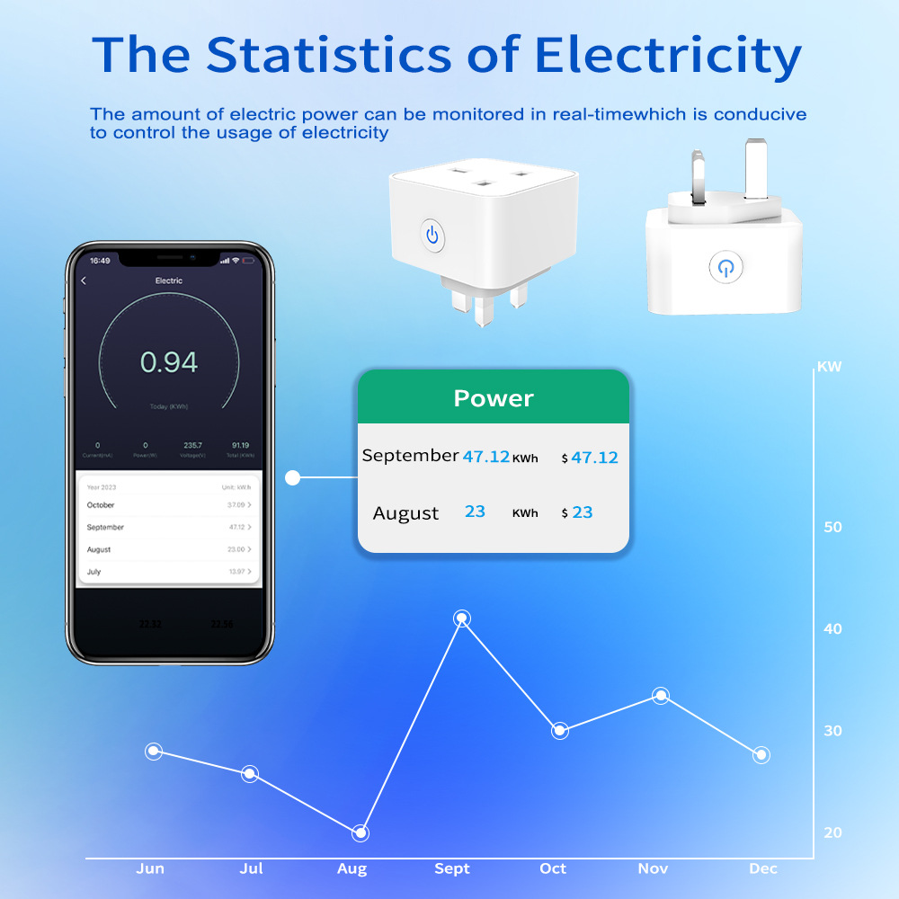 Inteligentne gniazdko Tuya 16A – Smart Home Voice Assistant recenzja i cena