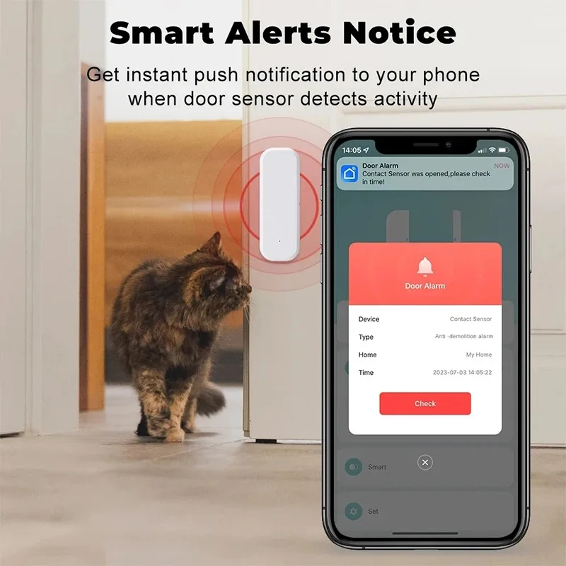 Czujnik otwarcia drzwi/okien T – Smart Home Full System recenzja i cena