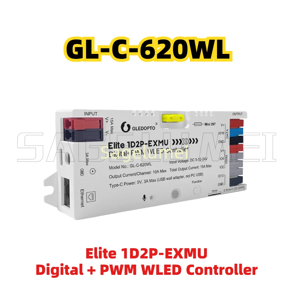 Kontroler WLED Elite 1D2P-EXMU – Wifi Led Dimmer recenzja i cena