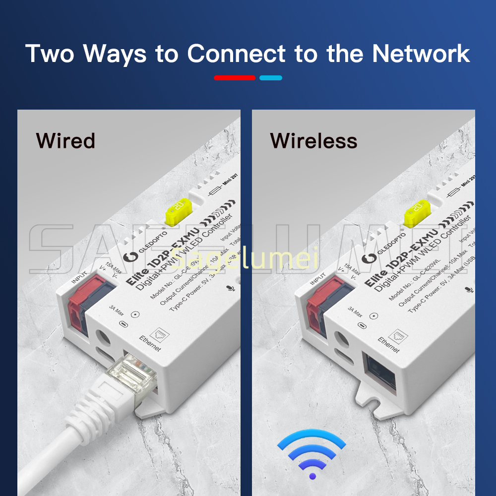 Kontroler WLED Elite 1D2P-EXMU – Wifi Led Dimmer recenzja i cena