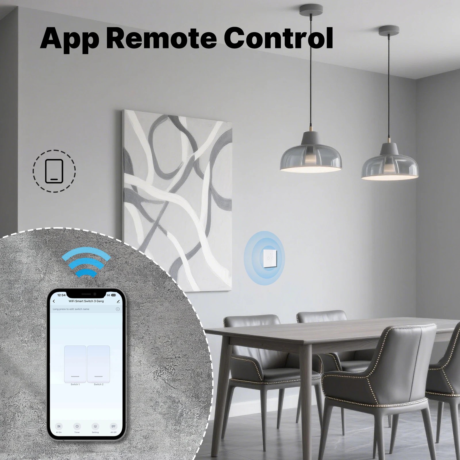 Inteligentny przełącznik dotyk – Smart Home Moes recenzja i cena