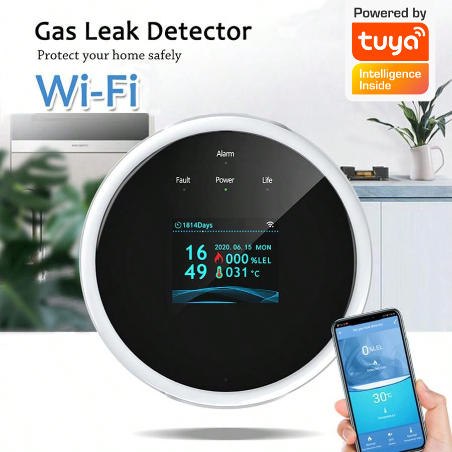 Czujnik gazu 2.4G WiFi, detekt – Smart Home Full System recenzja i cena
