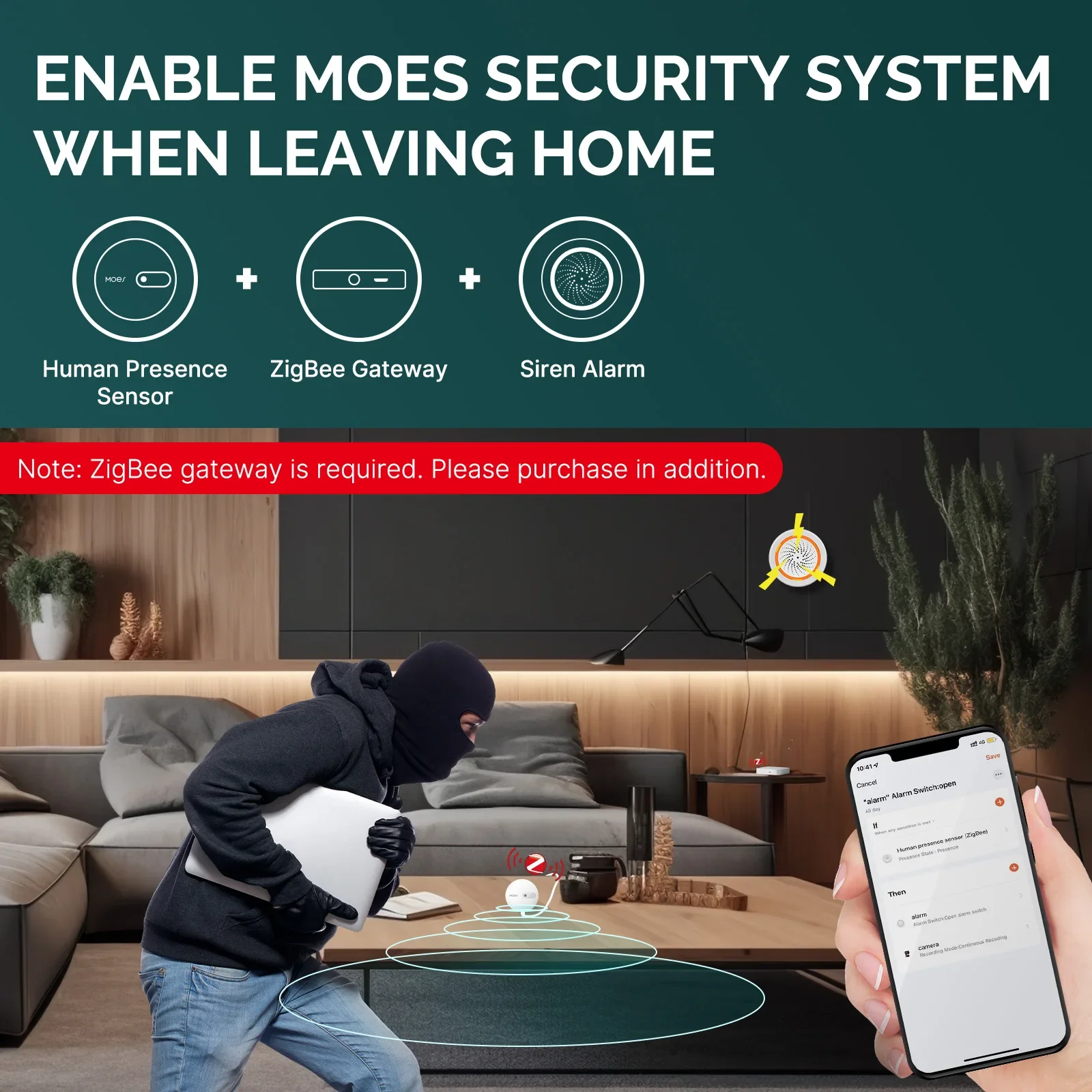 MOES ZigBee czujnik obecności  – Smart Home Moes recenzja i cena