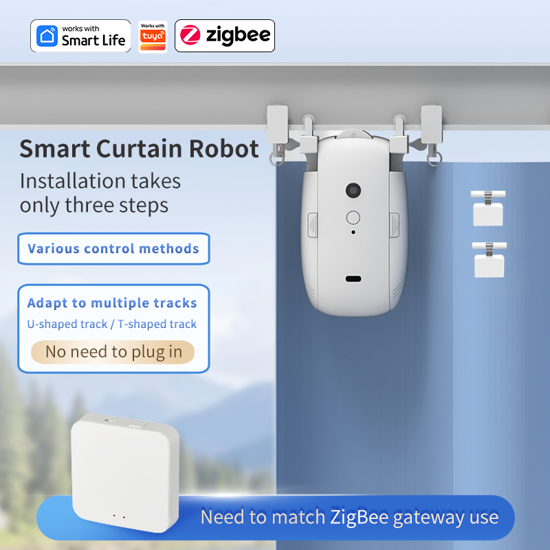 Robot sterujący roletami Zigbe – Curtain Motor recenzja i cena