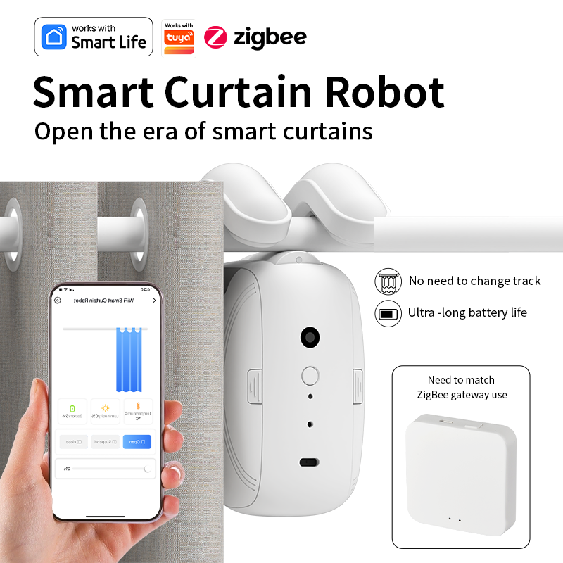 Robot sterujący roletami Zigbe – Curtain Motor recenzja i cena