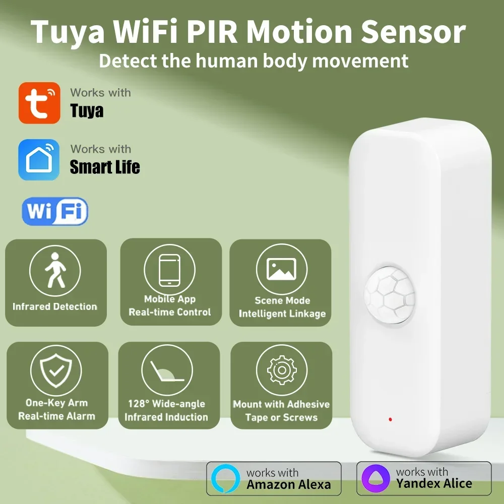 Tuya WiFI Czujnik ruchu PIR In – Smart Ir Remote Controller recenzja i cena