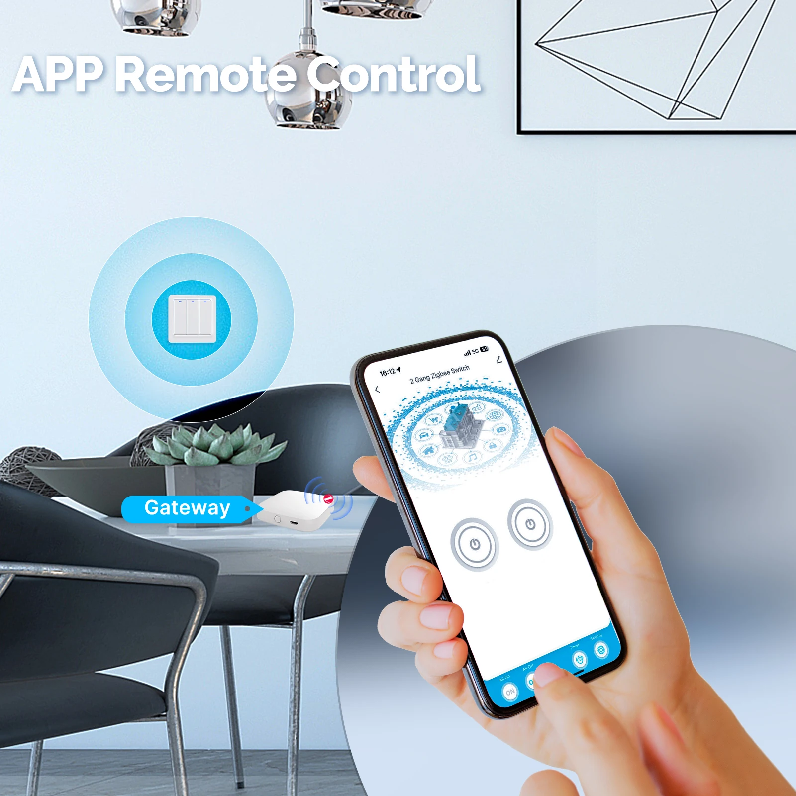 Inteligentny włącznik światła  – Smart Home Moes recenzja i cena